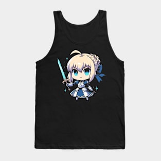 Saber Chibi Tank Top